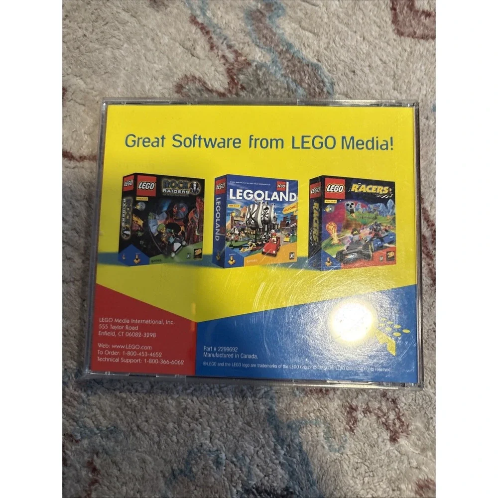 LEGO Rock Raiders (PC, 2000) Windows 95/98 CD-ROM Real-Time Strategy Game RARE!